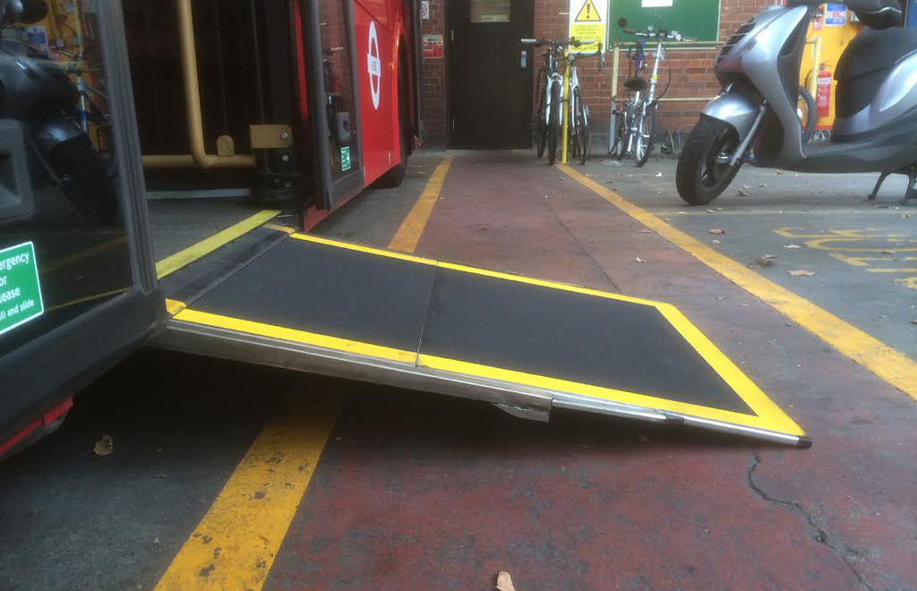 Fully Electric Powered Two Stage Access Ramp – PSV Ramps