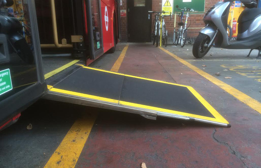 Fully Electric Powered Two Stage Access Ramp